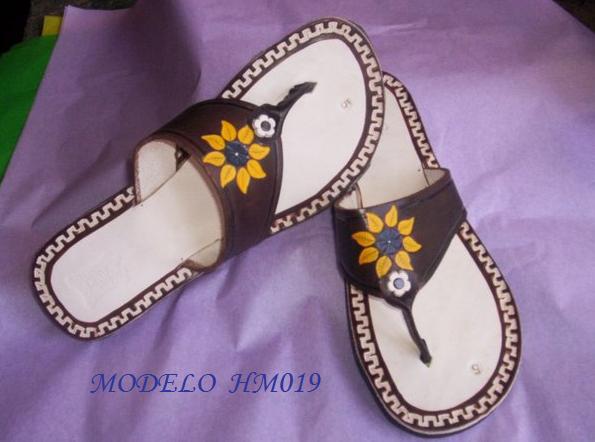SANDALIAS ARTESANALES :: Sandalias de cuero-leather